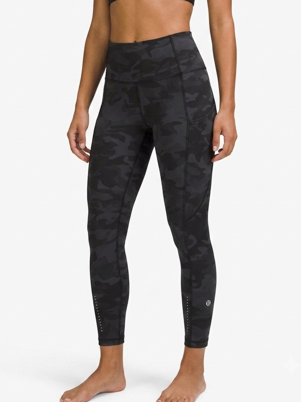 LULULEMON | FAST & FREE CROP 21” CAMO